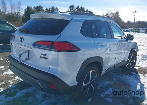 2024 Toyota Corolla Cross Hybrid Xse из США, поврежденный, VIN 7MUFBABG6RV030026